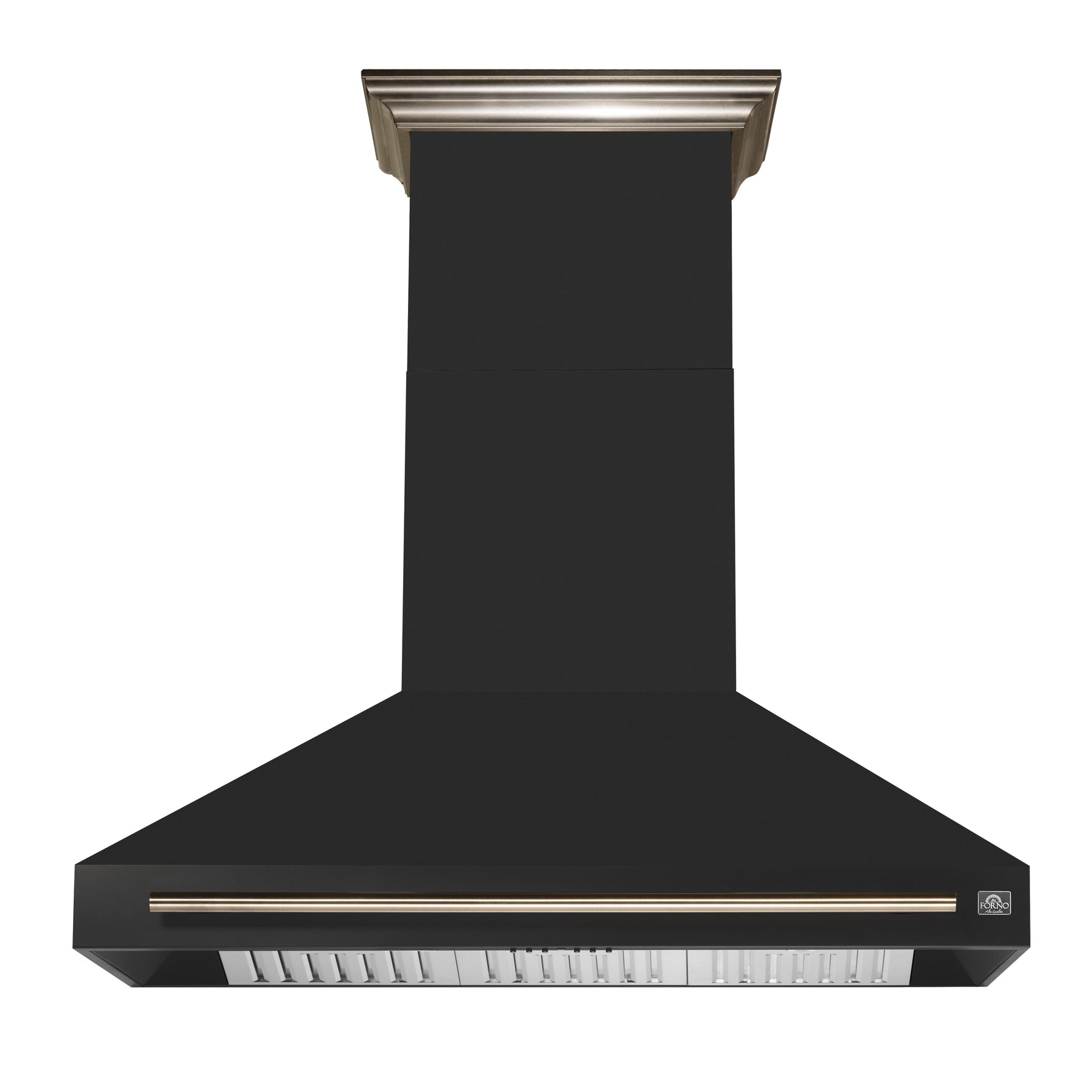 Forno Aria 48 Inch Wall-Mounted Range Hood in Black - BonPrix Électroménagers