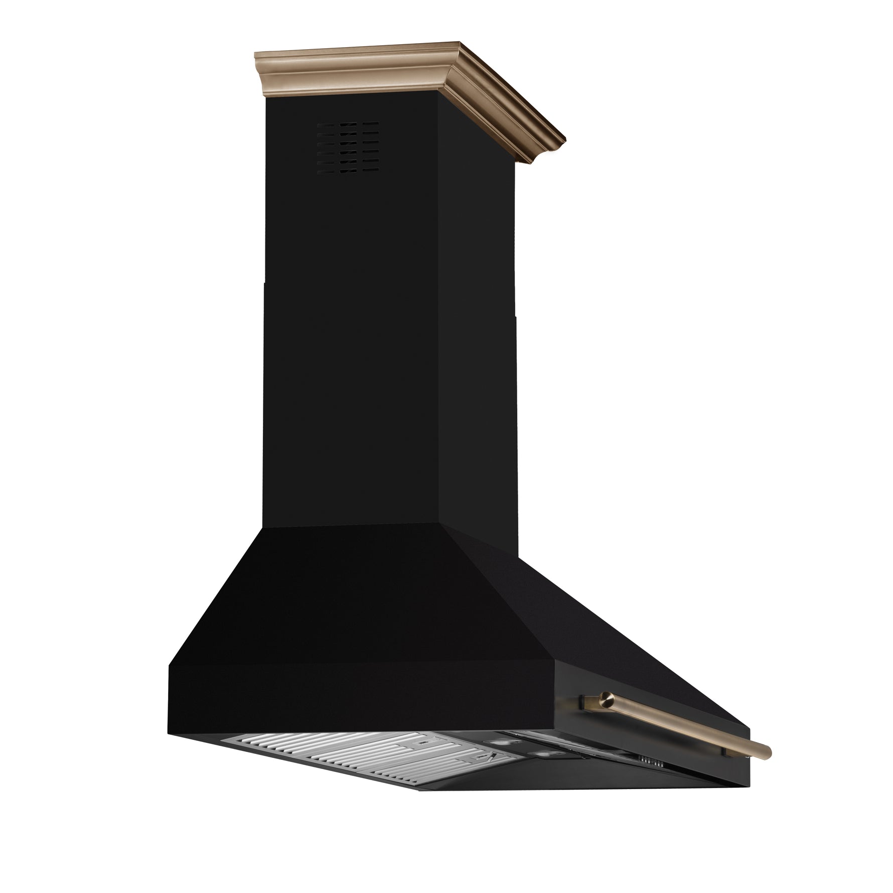 Forno Aria 48 Inch Wall-Mounted Range Hood in Black - BonPrix Électroménagers