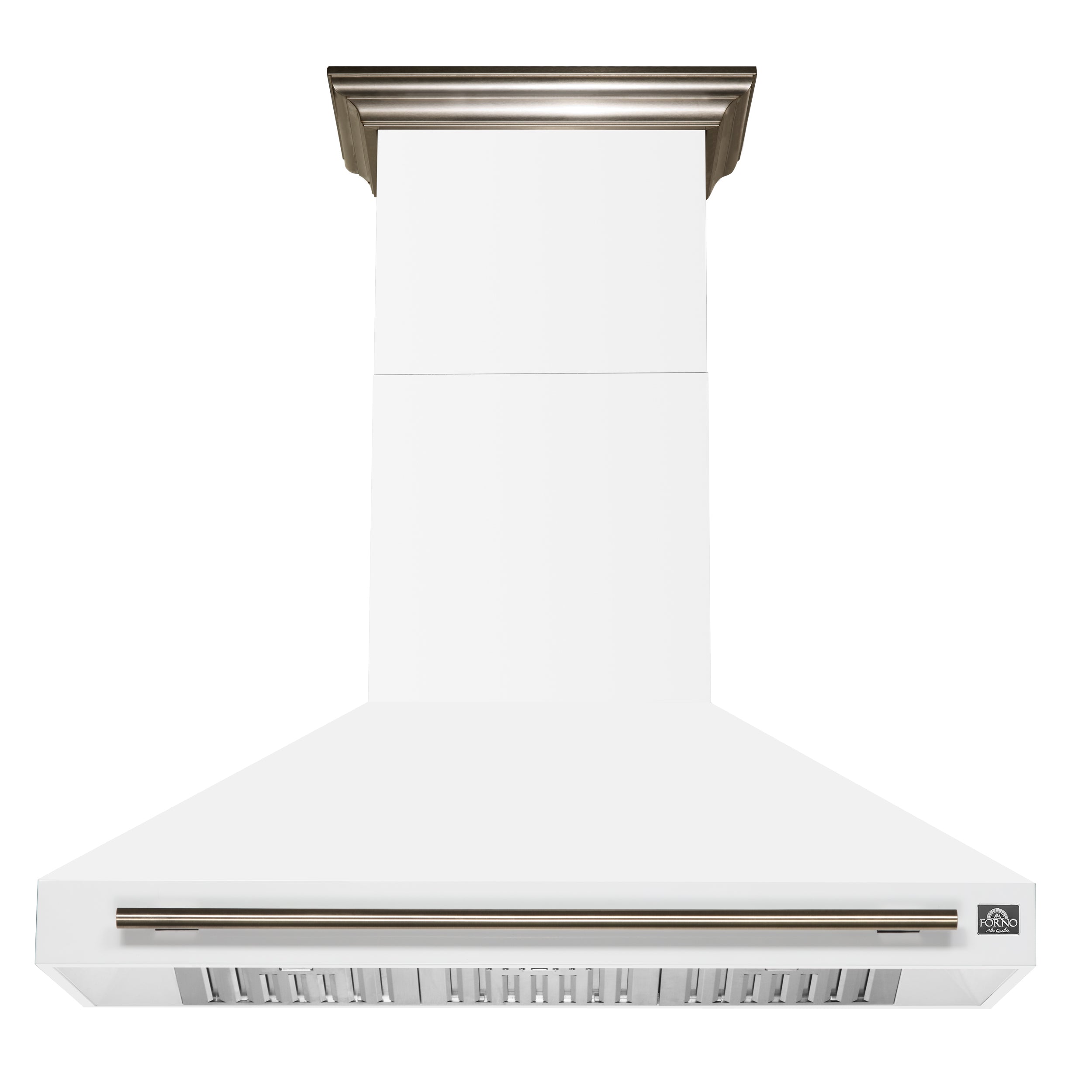 Forno Aria 48 Inch Wall-Mounted Range Hood in White - BonPrix Électroménagers