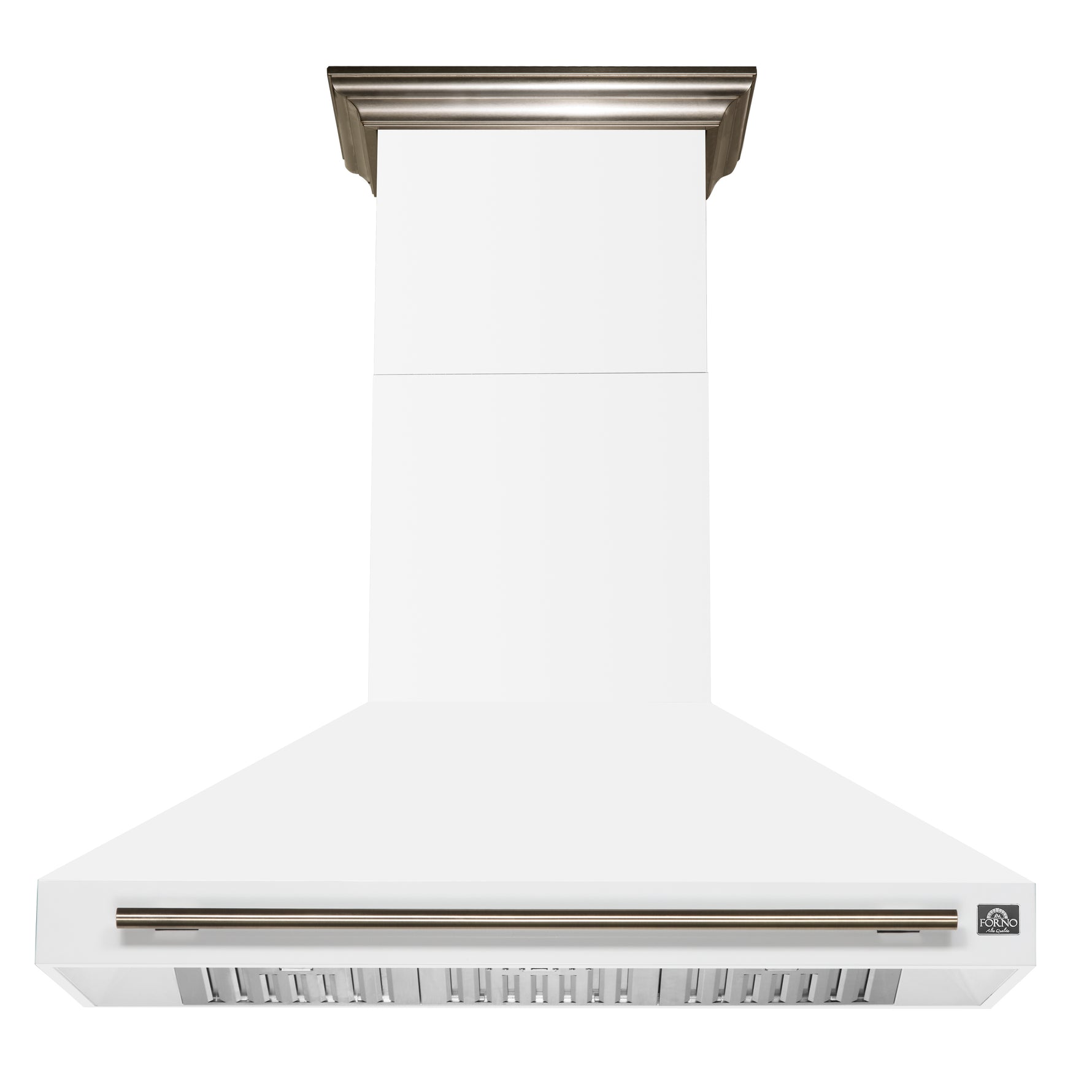 Forno Aria 48 Inch Wall-Mounted Range Hood in White - BonPrix Électroménagers