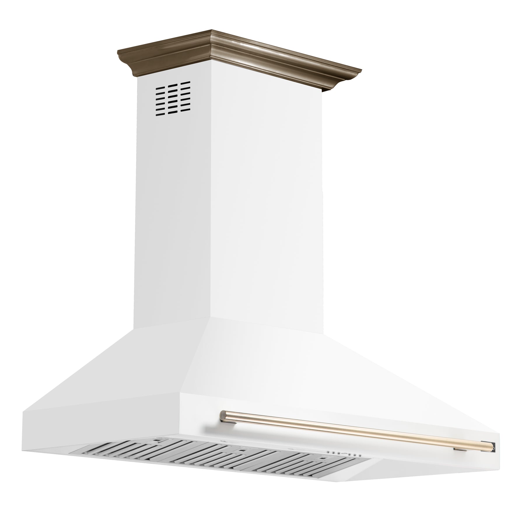 Forno Aria 48 Inch Wall-Mounted Range Hood in White - BonPrix Électroménagers