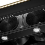 Forno Aria 60 Inch Wall-Mounted Range Hood in Black - BonPrix Électroménagers