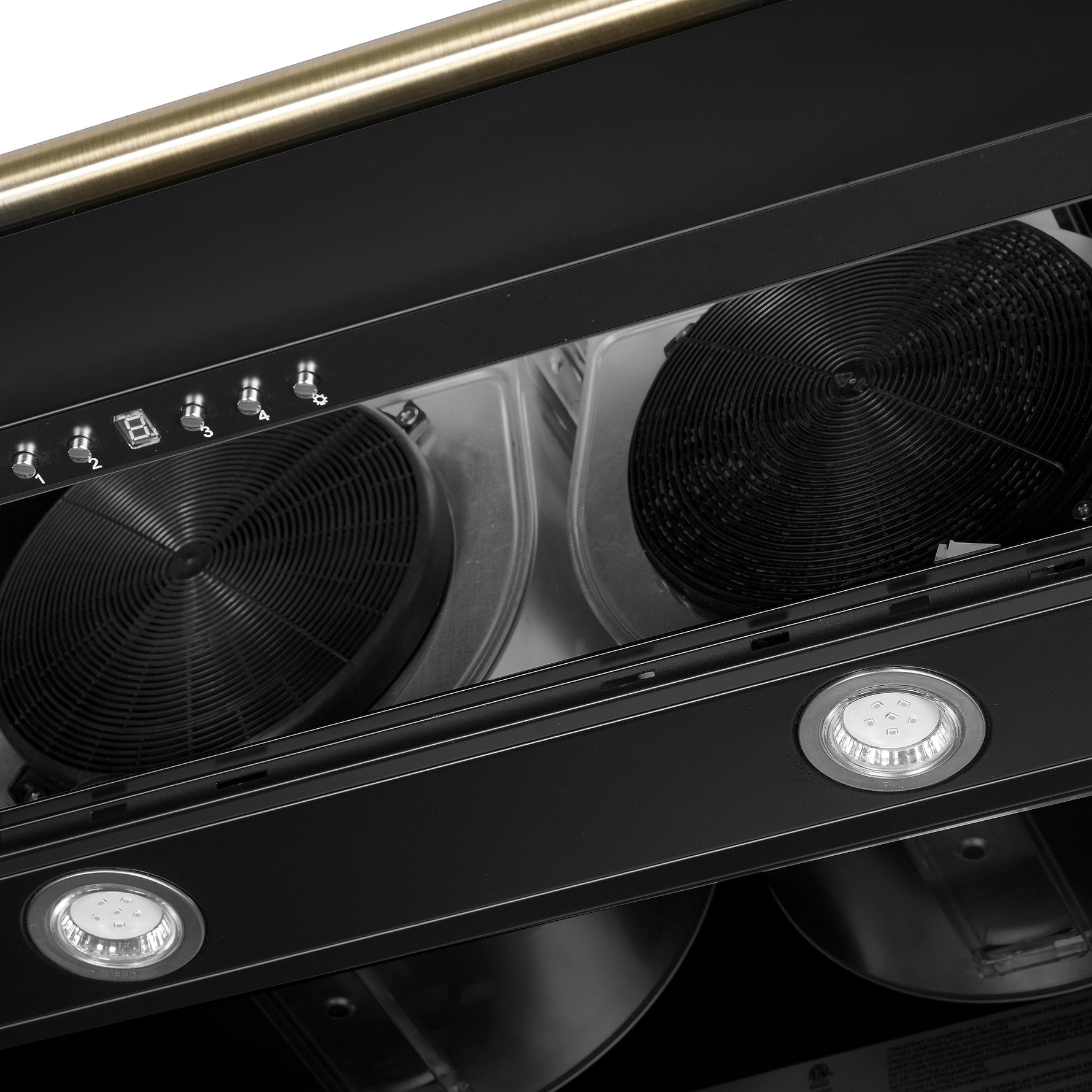 Forno Aria 60 Inch Wall-Mounted Range Hood in Black - BonPrix Électroménagers