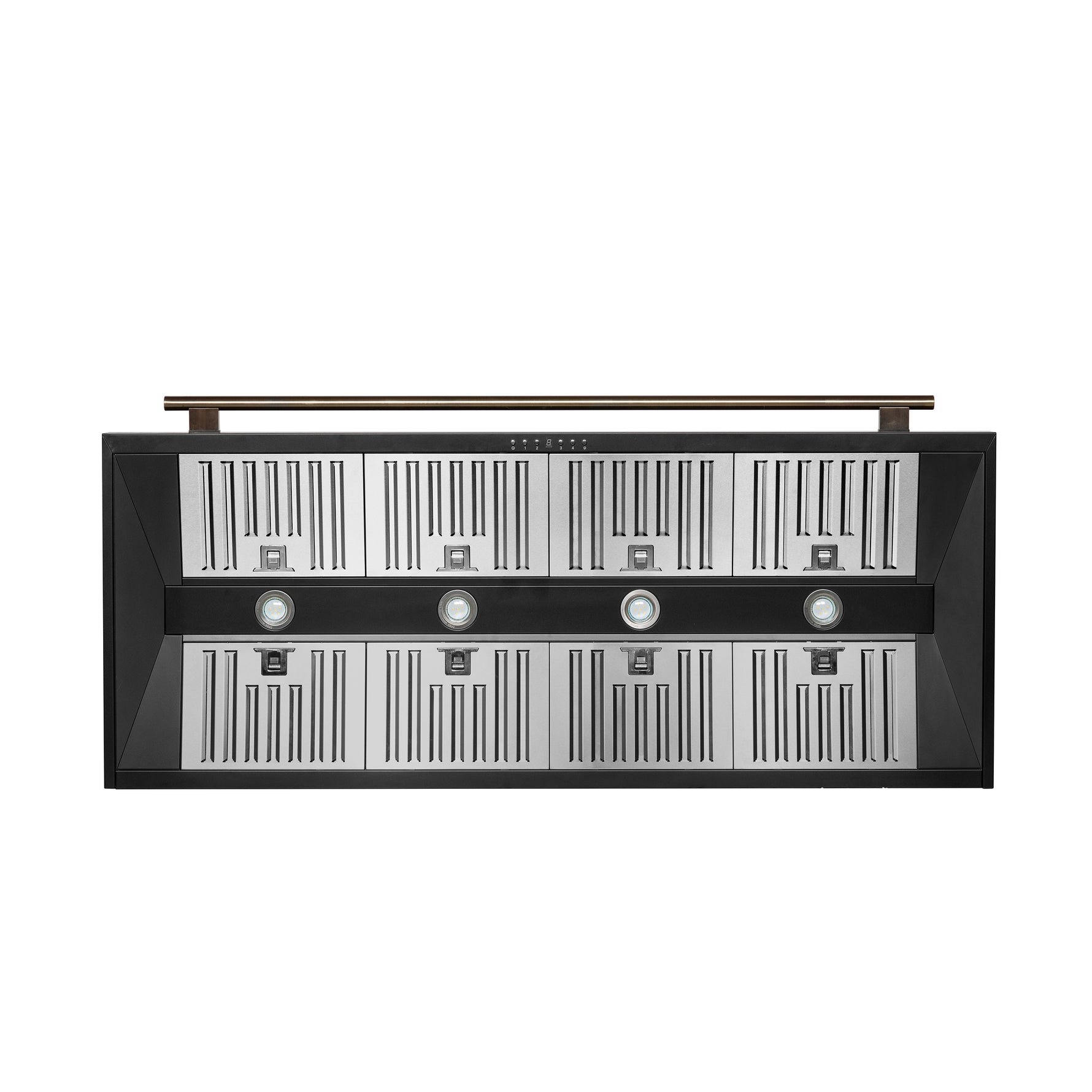 Forno Aria 60 Inch Wall-Mounted Range Hood in Black - BonPrix Électroménagers