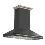 Forno Aria 60 Inch Wall-Mounted Range Hood in Black - BonPrix Électroménagers
