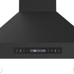 Forno Venezia 30 Inch Wall-Mounted Range Hood in Black with Touch Controls and Baffle Filters - BonPrix Électroménagers