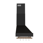 Forno Venezia 30 Inch Wall-Mounted Range Hood in Black with Touch Controls and Baffle Filters - BonPrix Électroménagers