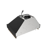 Forno Venezia 30 Inch Wall-Mounted Range Hood in Black with Touch Controls and Baffle Filters - BonPrix Électroménagers