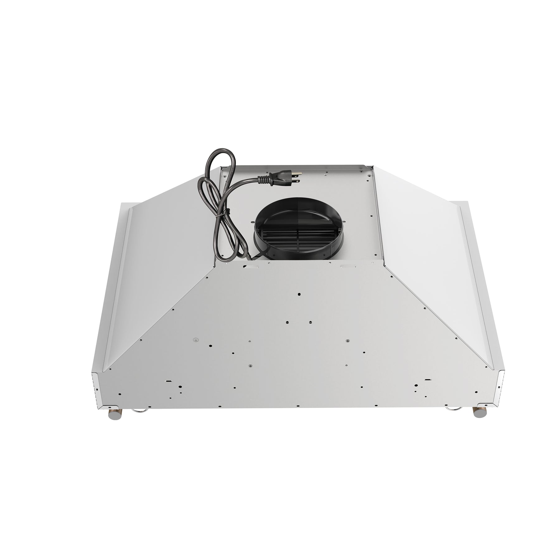 Forno Venezia 30 Inch Wall-Mounted Range Hood in White with Touch Controls and Baffle Filters - BonPrix Électroménagers