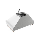 Forno Venezia 30 Inch Wall-Mounted Range Hood in White with Touch Controls and Baffle Filters - BonPrix Électroménagers