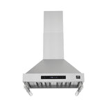 Forno Venezia 30 Inch Wall-Mounted Range Hood with Touch Controls and Baffle Filters - BonPrix Électroménagers