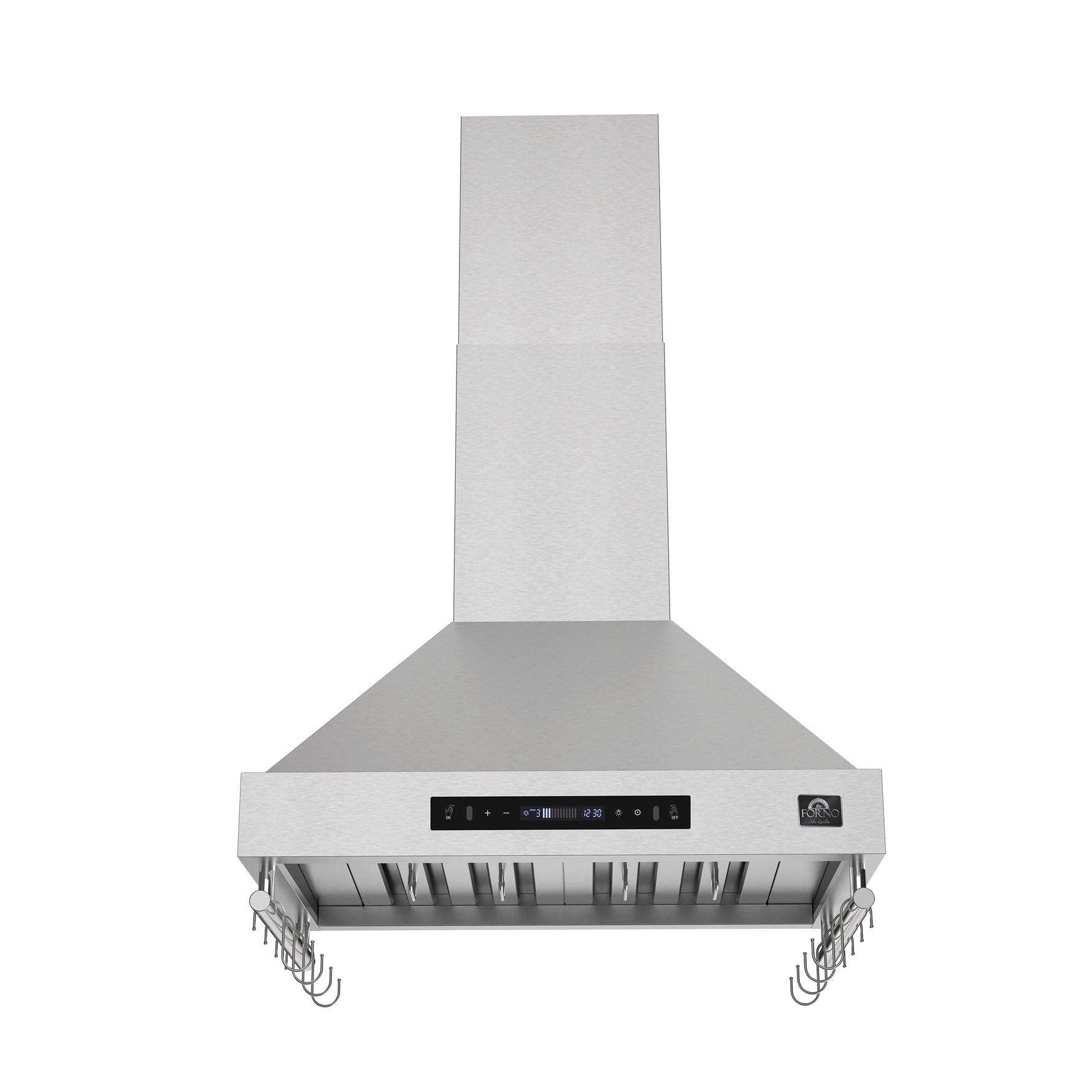 Forno Venezia 30 Inch Wall-Mounted Range Hood with Touch Controls and Baffle Filters - BonPrix Électroménagers