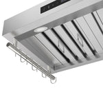 Forno Venezia 30 Inch Wall-Mounted Range Hood with Touch Controls and Baffle Filters - BonPrix Électroménagers