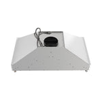 Forno Venezia 36 Inch Wall-Mounted Range Hood in White with Touch Controls and Baffle Filters - BonPrix Électroménagers