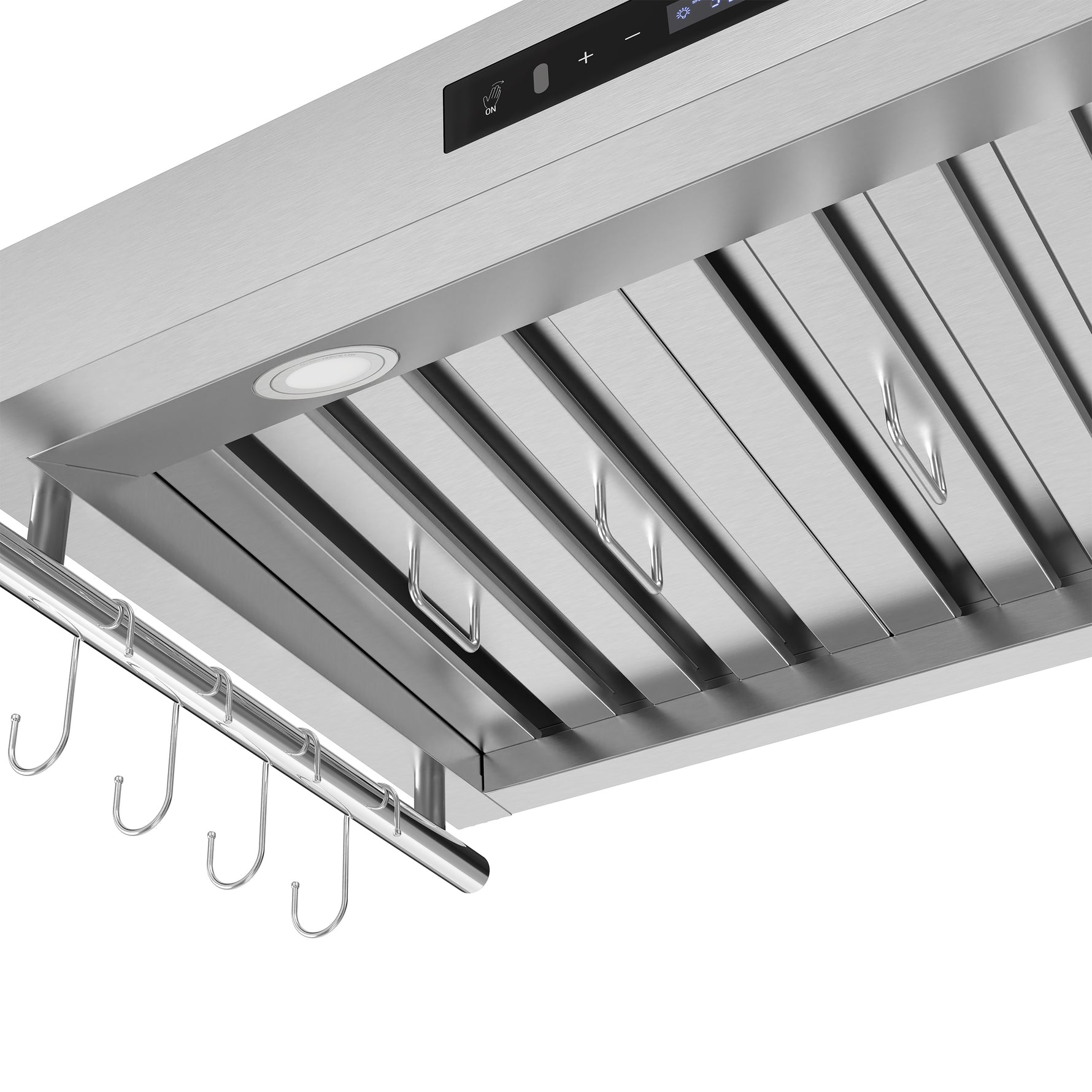 Forno Venezia 36 Inch Wall-Mounted Range Hood with Touch Controls and Baffle Filters - BonPrix Électroménagers