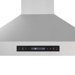 Forno Venezia 36 Inch Wall-Mounted Range Hood with Touch Controls and Baffle Filters - BonPrix Électroménagers
