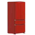 Forno Luigi 33-Inch French Door Refrigerator, 18 cu.ft, Red Finish, Handle-Free Design, ENERGY STAR Certified - BonPrix Électroménagers