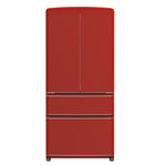 Forno Luigi 33-Inch French Door Refrigerator, 18 cu.ft, Red Finish, Handle-Free Design, ENERGY STAR Certified - BonPrix Électroménagers