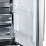 Forno Aosta 36-Inch French Door Refrigerator, Stainless Steel, 22.4 cu.ft, External Water Dispenser, Automatic Ice Maker, ENERGY STAR Certified - BonPrix Électroménagers