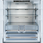 Forno Aosta 36-Inch French Door Refrigerator, Stainless Steel, 22.4 cu.ft, External Water Dispenser, Automatic Ice Maker, ENERGY STAR Certified - BonPrix Électroménagers