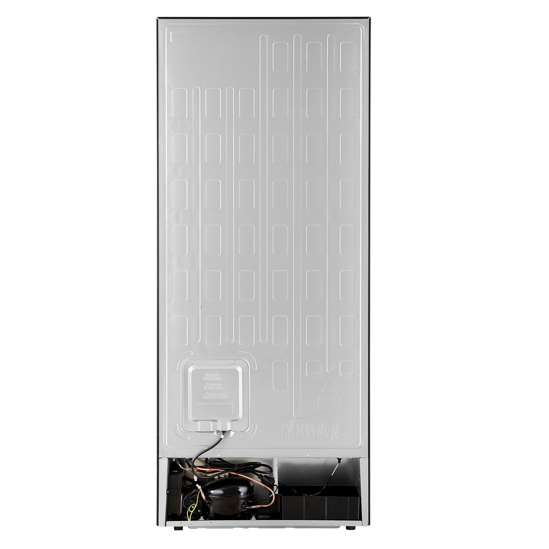 Forno Maderno 28-Inch Convertible Freezer/Refrigerator in Black with Antique Brass Handle, 13.6 cu.ft. Right Swing - BonPrix Électroménagers