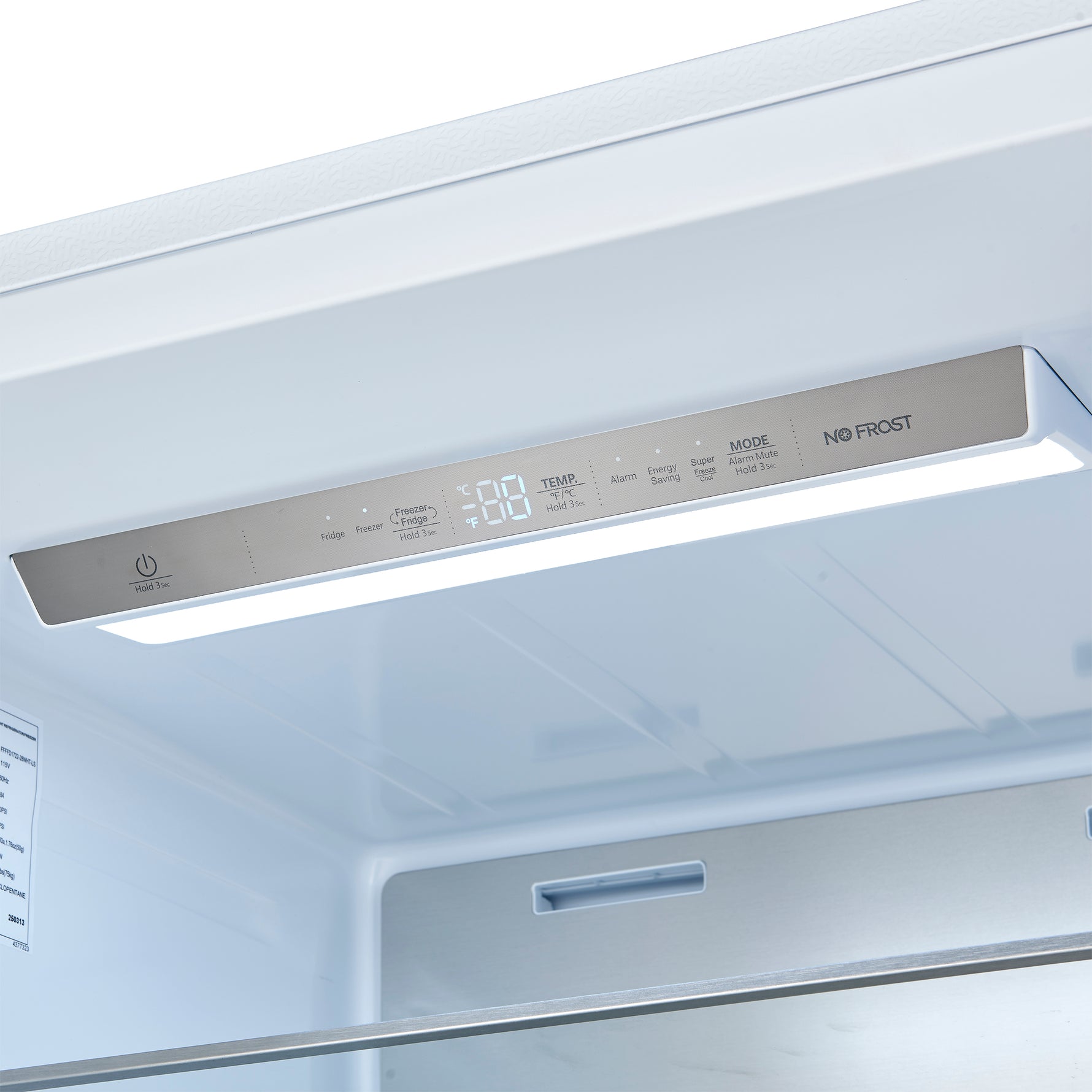 Forno Maderno 2-28-Inch Wide Convertible Refrigerator/Freezer in White, Decorative Trim, 27.2 cu.ft, 84-Inch High, ENERGY STAR Certified - BonPrix Électroménagers