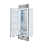 Forno Maderno 28" Built-In Convertible Refrigerator in White, 13.6 cu.ft. Left Swing with Decorative Grill - 32" Wide - BonPrix Électroménagers
