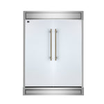 Forno Maderno 2-28-Inch Wide Convertible Refrigerator/Freezer in White, Decorative Trim, 27.2 cu.ft, 84-Inch High, ENERGY STAR Certified - BonPrix Électroménagers