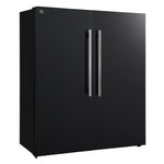 Forno Maderno 2-28-Inch Wide Convertible Refrigerator/Freezer in Black, Decorative Trim Grill, 27.2 cu.ft, 84-Inch High, ENERGY STAR Certified - BonPrix Électroménagers