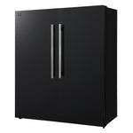 Forno Maderno 2-28-Inch Wide Convertible Refrigerator/Freezer in Black, Decorative Trim Grill, 27.2 cu.ft, 84-Inch High, ENERGY STAR Certified - BonPrix Électroménagers