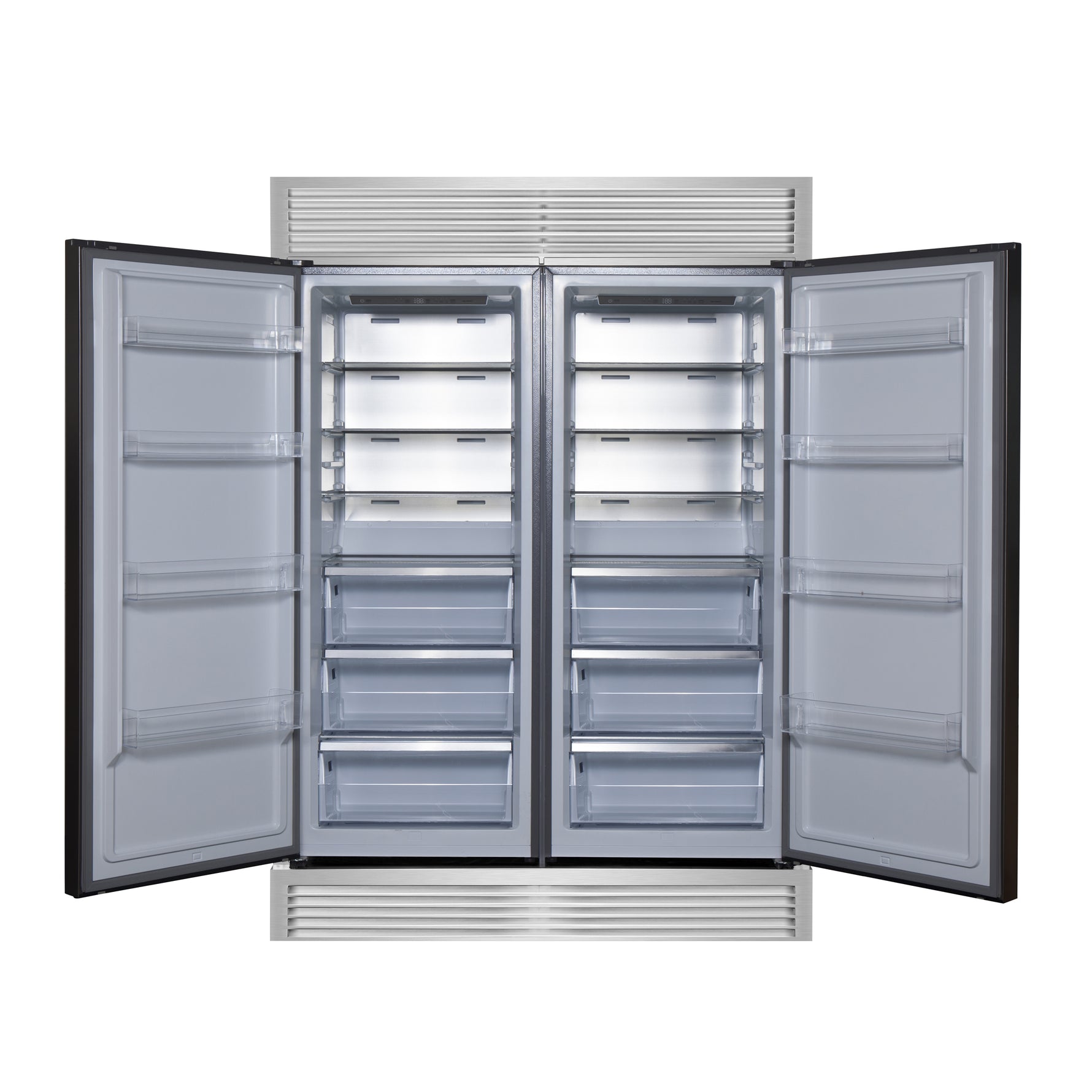 Forno Maderno 2-28-Inch Wide Convertible Refrigerator/Freezer, Decorative Trim, 27.2 cu.ft, 84-Inch High, ENERGY STAR Certified - BonPrix Électroménagers