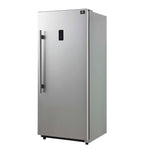 Forno Fortezza 28 Inch Right-Swing Convertible Refrigerator/Freezer, Stainless Steel, Total No Frost - BonPrix Électroménagers