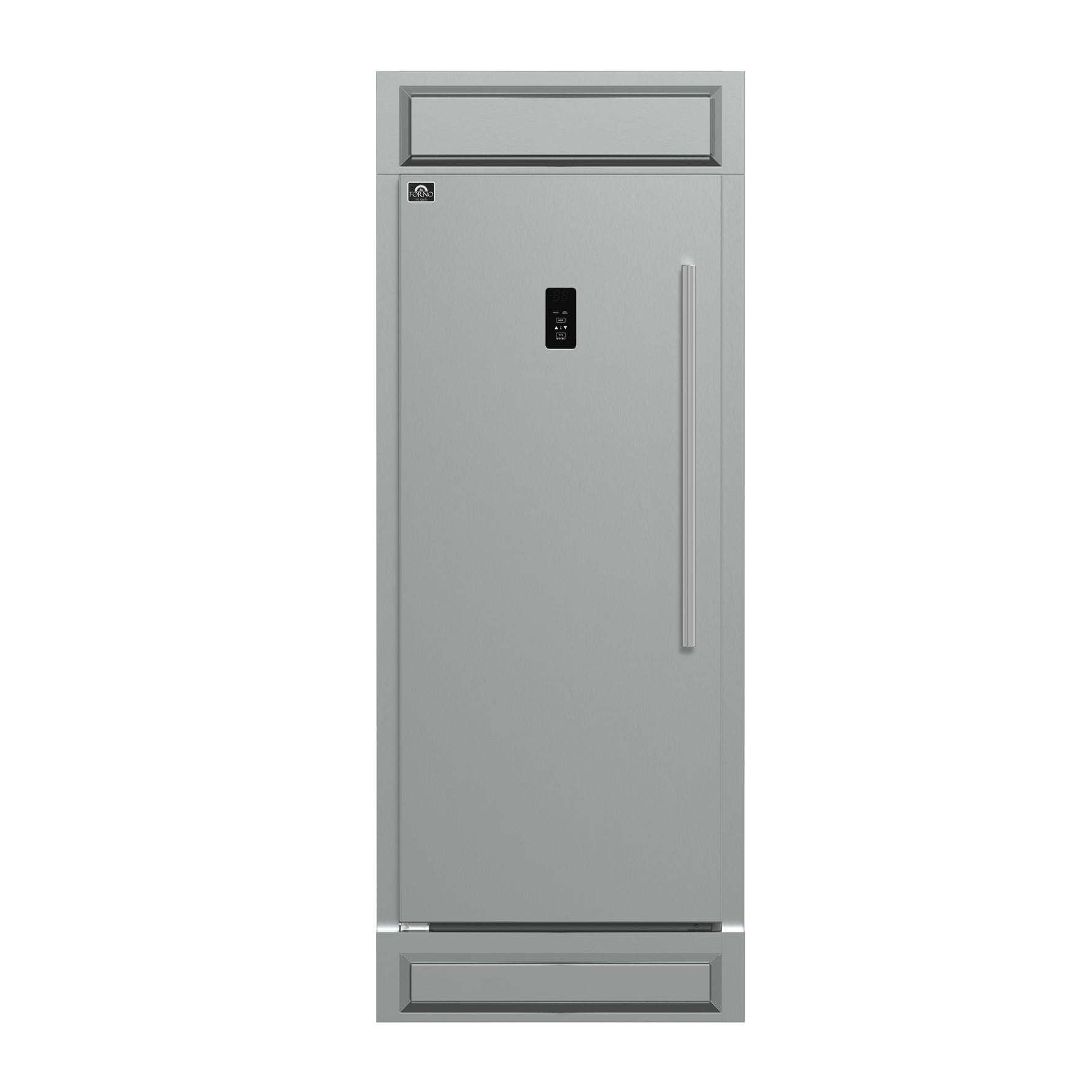 Forno Fortezza 32 Inch Left-Swing Freezer with Trim Kit, Stainless Steel, with Automatic Ice Maker - BonPrix Électroménagers