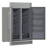 Forno Fortezza 60 Inch Convertible Refrigerator/Freezer with Trim Grill, Stainless Steel, Total No Frost, with Automatic Ice Maker - BonPrix Électroménagers