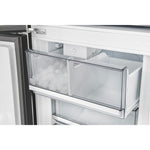 Custodia 48" Bottom Freezer combo, 20.6 cf., Ice Maker, Total No frost, Black, Antique Brass handles