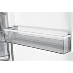 Custodia 24" Bottom Freezer, 10.3 cf., Right Swing, Total No frost, Black, Antique Brass handles