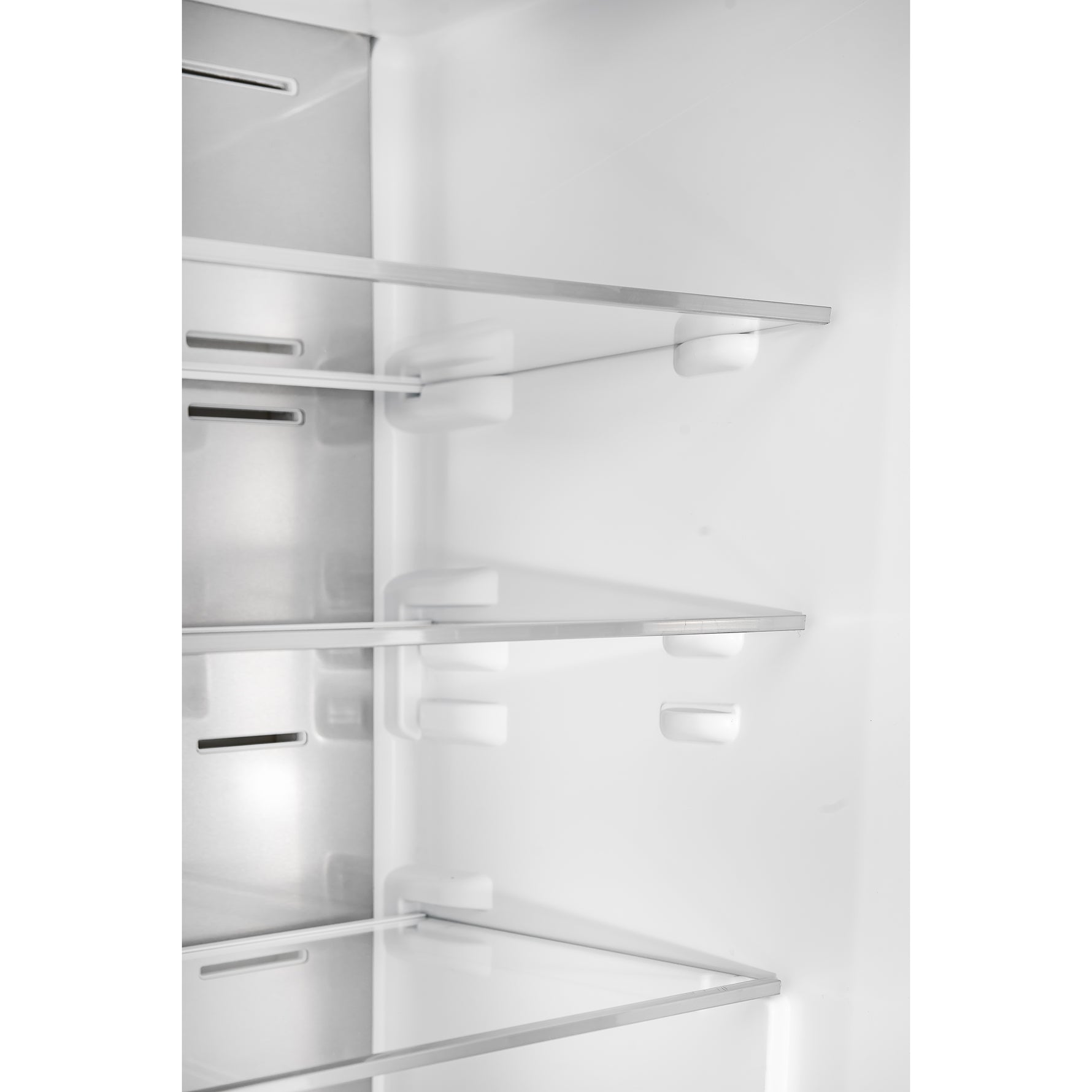 Custodia 24" Bottom Freezer, 10.3 cf., Right Swing, Total No frost, Black, Antique Brass handles