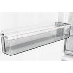 Custodia 48" Bottom Freezer combo, 20.6 cf., Ice Maker, Total No frost, White, Antique Brass handles
