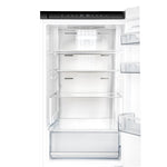Custodia 24" Bottom Freezer, 10.3 cf., Right Swing, Total No frost, White, Antique Brass handles