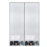 Custodia 48" Bottom Freezer combo, 20.6 cf., Ice Maker, Total No frost, Stainless Steel handles
