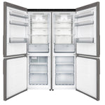 Custodia 48" Bottom Freezer combo, 20.6 cf., Ice Maker, Total No frost, Stainless Steel handles