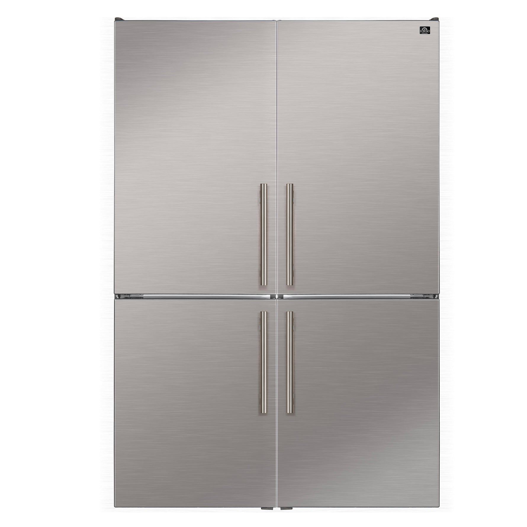 Custodia 48" Bottom Freezer combo, 20.6 cf., Ice Maker, Total No frost, Stainless Steel handles