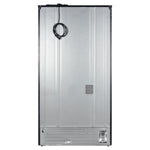 Forno Rivello 36 Inch French Door Refrigerator in Black with Antique Brass, Internal Water Dispenser, Filtered Ice, Adjustable Shelves, Energy Star Certified - BonPrix Électroménagers