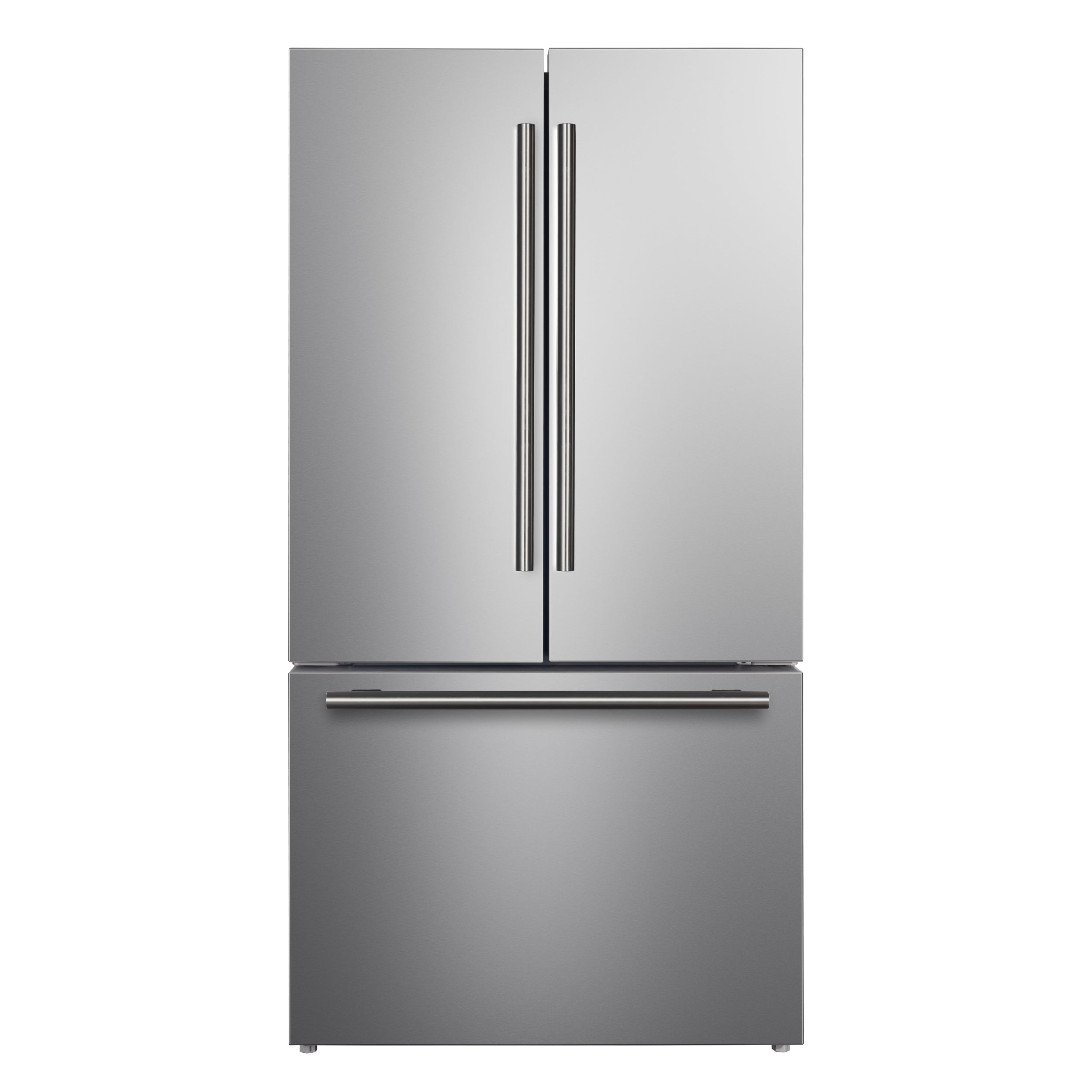 Forno Rivello 36 Inch French Door Refrigerator in Stainless Steel, Internal Water Dispenser, Filtered Ice, Adjustable Shelves, Energy Star Certified - BonPrix Électroménagers