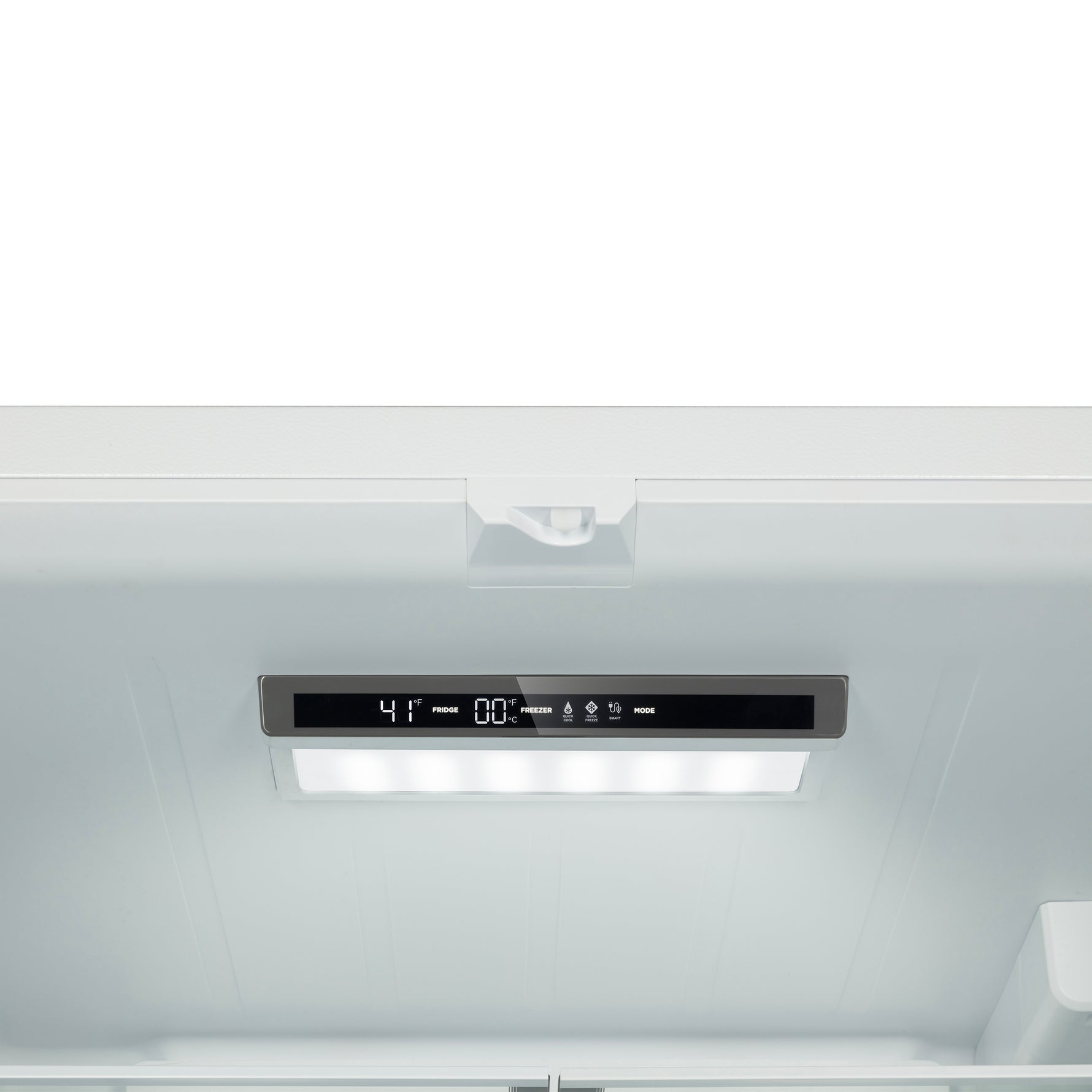 Forno Rivello 36 Inch French Door Refrigerator in White with Antique Brass, Internal Water Dispenser, Filtered Ice, Adjustable Shelves, Energy Star Certified - BonPrix Électroménagers