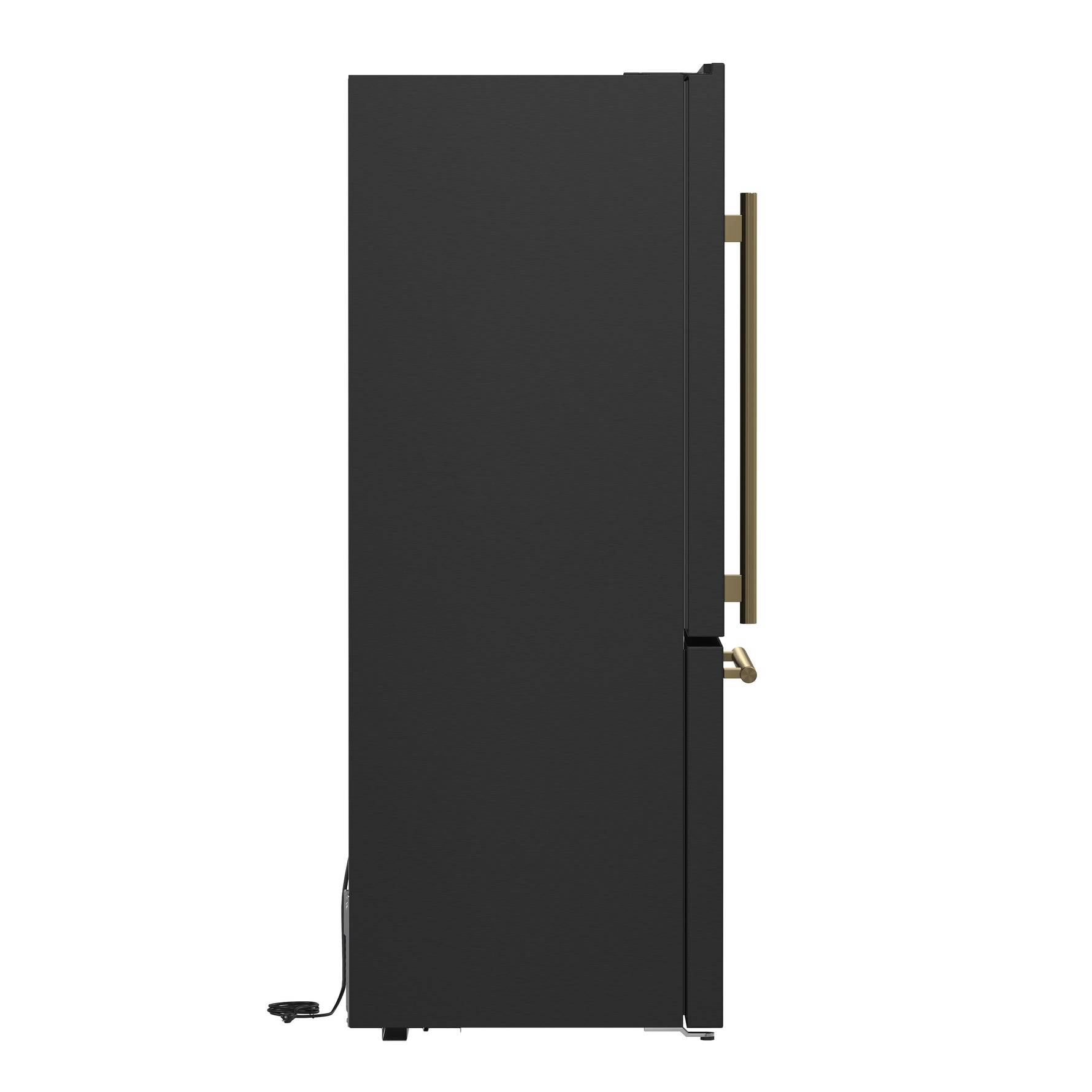 Forno Milano Espresso 31-Inch Bottom Freezer Refrigerator, Black, 17.2 cu.ft Capacity, Energy Efficient - BonPrix Électroménagers