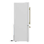 Forno Milano 2-Piece 62-Inch Freestanding Dual Bottom Freezer Refrigerator, White – 34.4 cu.ft, Touch Control, Ice Maker - BonPrix Électroménagers