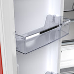 Forno Luigi 33-Inch French Door Refrigerator, 18 cu.ft, Red Finish, Handle-Free Design, ENERGY STAR Certified - BonPrix Électroménagers
