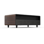 Forno Evoluto Tavolo 51-Inch Smart Coffee Table with Wood-Accent Sides – Dual Cooling Zones, Wireless Charging Pad & Built-In Bluetooth Speakers - BonPrix Électroménagers