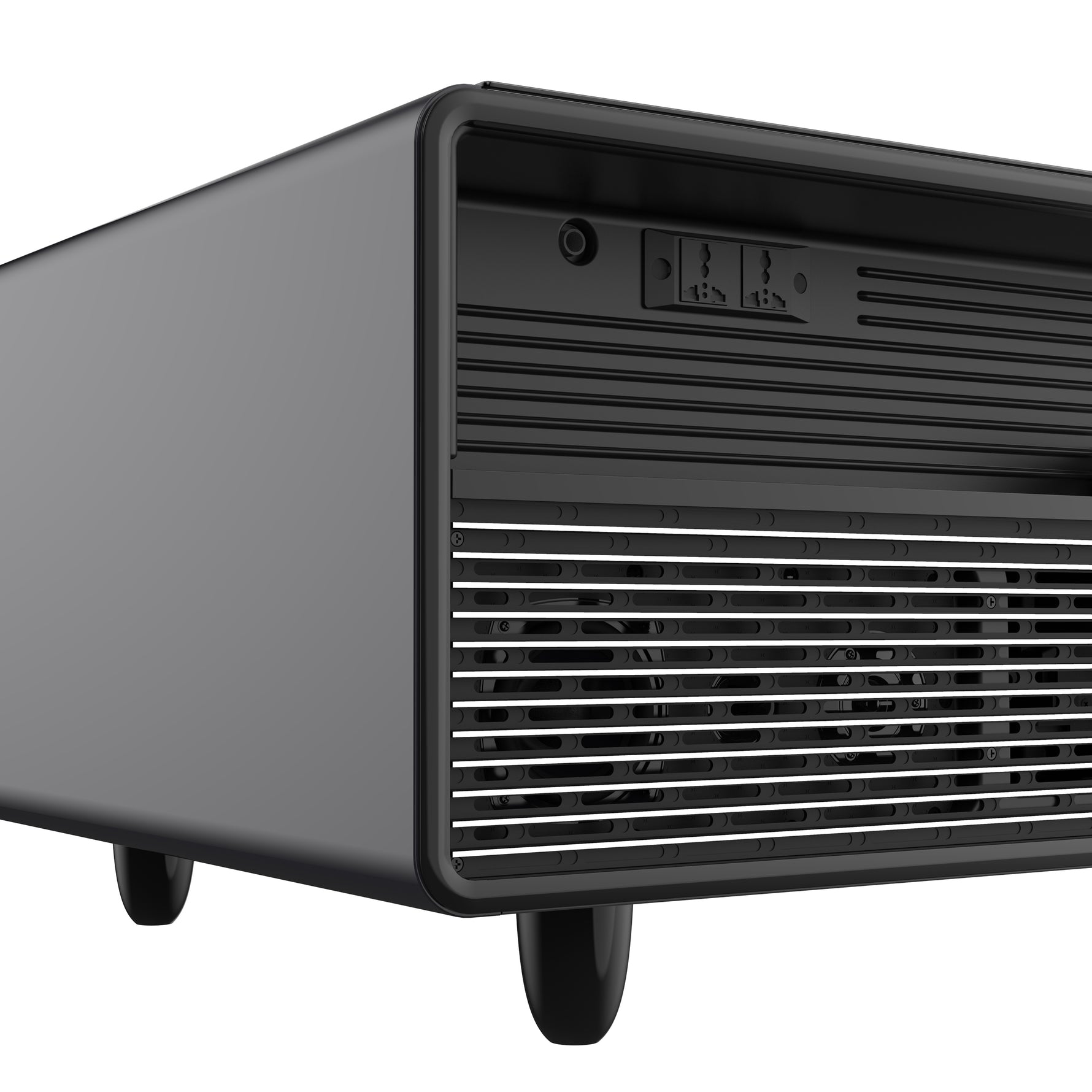 Forno Evoluto Tavolo 51-Inch Black Smart Coffee Table – Dual Refrigerator Drawers, Bluetooth 5.0 Audio, Wireless Charging & RGB Ambient Light - BonPrix Électroménagers